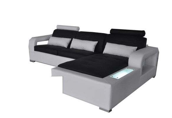 Lederen bankstel bank woonlandschap hoekbankstel design modern bankdecoratie L-vorm