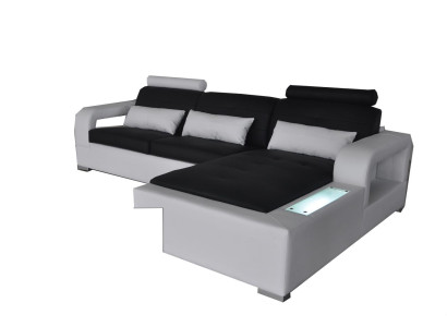 Lederen bankstel bank woonlandschap hoekbankstel design modern bankdecoratie L-vorm