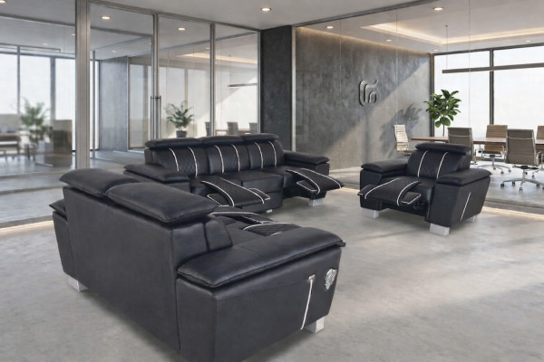 Leren bankstel bank woonlandschap hoekbank design moderne bankstellen 3+2+1.
