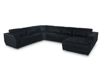 Eckbank Lederbezug Design Eckgarnitur Wohnlandschaft Sofas Neu Sofa