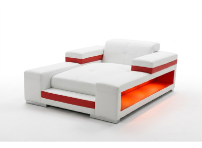 Moderne Lederen Comfort Ligstoel Ligstoel Relaxfauteuil Chaise Longue Ligbed