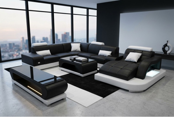 Sofa Bank Bekleding Zitje Hoek Moderne Banken U Vorm Woonlandschap Set Nieuw
