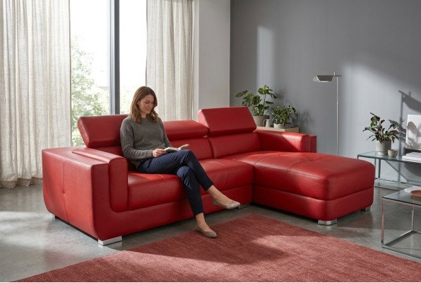 Ontwerp Leren Bekleding Hoekbank Leren Hoek Landschapskamer Nieuwe Woonkamerbankbekleding