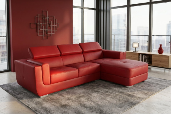 Ontwerp Leren Bekleding Hoekbank Leren Hoek Landschapskamer Nieuwe Woonkamerbankbekleding