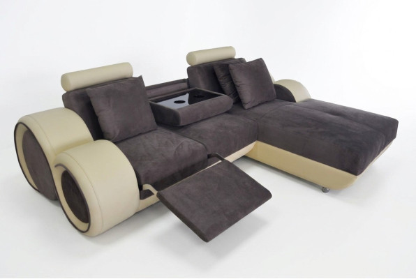 Design Bank Hoekbank Leren Hoekbank Hoekbank Landschap Bekleding L-vorm