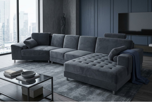 Eckbank Bank Bekleding Hoek Woondecoratie Kamer Landschap Designer Banken