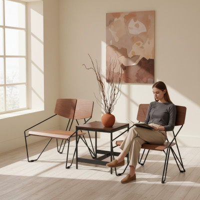 Stoel Ontwerp Lounge Leunstoelen Gestoffeerde Eetwoonkamer Club Meubels Keuken Fauteuil
