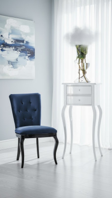 Stoel Fauteuil Rugleuning Zitkussen Designer Stoelen Chesterfield Stof Hoogglans