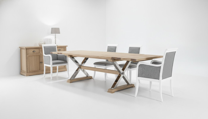 Ontwerp eettafel klassieke houten tafels uitschuifbare woonkamer luxe
