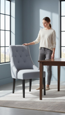 Ontwerp Chesterfield Stoel Set Leun Fauteuil Groep 4x Nieuwe Stoelen Set
