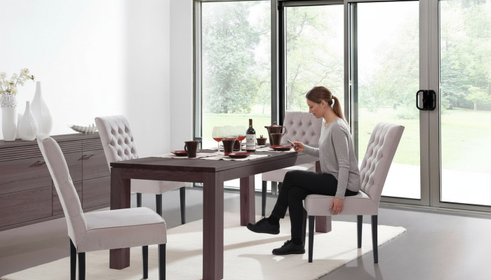 Chesterfield fauteuil Textiel stoel bekledde zitplaats stof fluweel echt hout stoelen