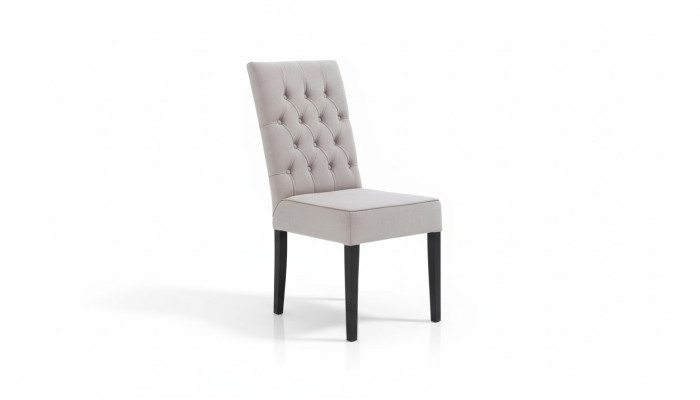 Chesterfield fauteuil Textiel stoel bekledde zitplaats stof fluweel echt hout stoelen