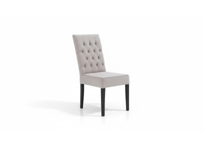 Chesterfield fauteuil Textiel stoel bekledde zitplaats stof fluweel echt hout stoelen