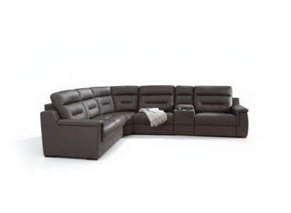 Hoekbank met opbergruimte, koellade, slaapfunctie, slaapsbank, sofas, gestoffeerd woongedeelte.