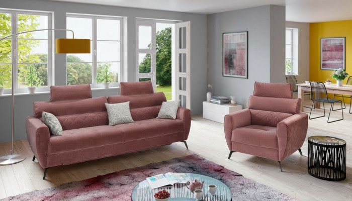 Leder Ontwerp Bank Bekleding Zitgroep Sets 3+2+2 Lederen Banken Nieuw