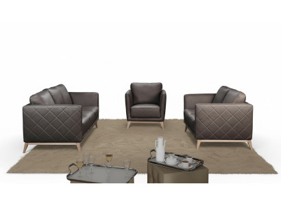 Leder Design Bankbekleding Zitje 2+1+1 Montagebankstel Bankstellen Kunstleder Set
