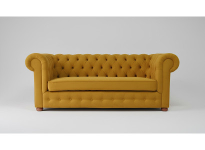 Chesterfield driezits fluwelen bankstel slaapbank functie nieuw