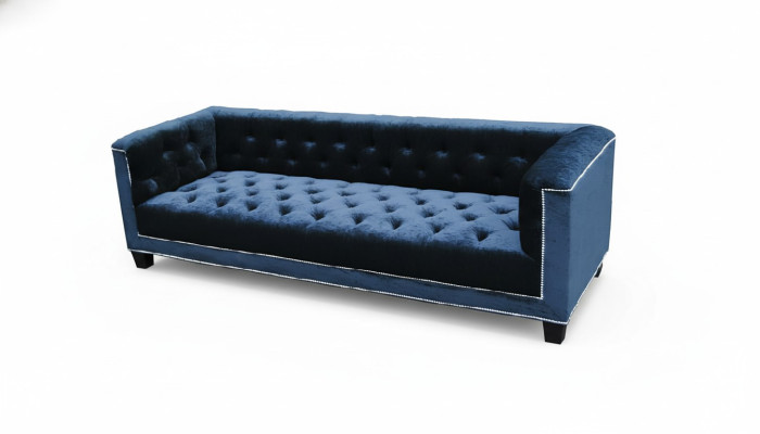 Elegante design bank gestoffeerde Chesterfield bank bankstellen banken driezits fluweel