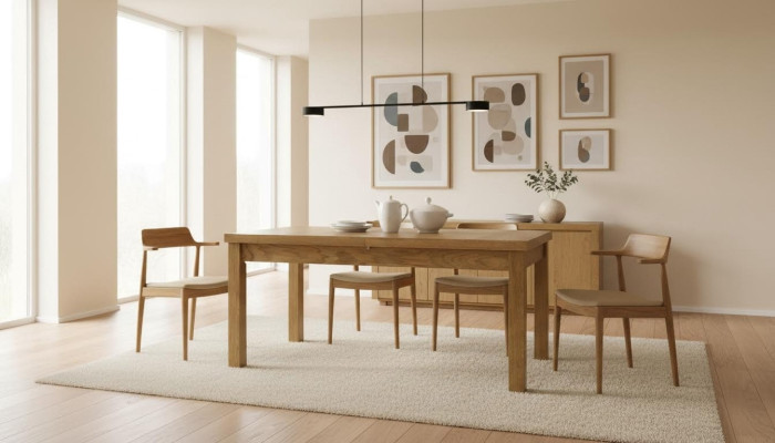 Moderne tafel Eettafel Hout Rustieke houten tafel Tafels Eetkamer