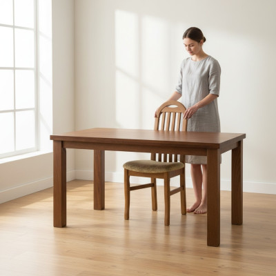 Eetkamer set stoelenset zitkussen woonkamer hout 4 stoelen.
