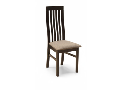Stel 2x massief houten stoelen stofferen eetkamerstoel ontwerpersstoelen eetkamer.