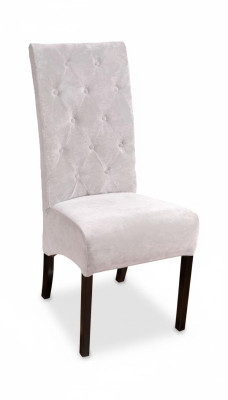 Chesterfield designer massief houten eetkamerstoel designer stoelen bekleding.
