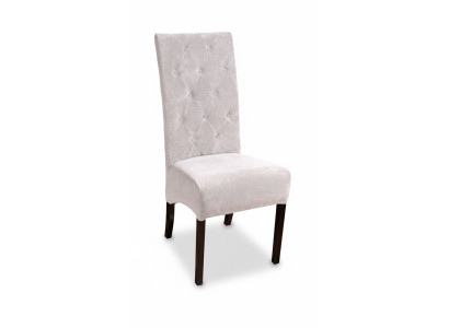 Stel 2x Chesterfield Designer Massief Houten Stoel Eetkamerstoel Designer