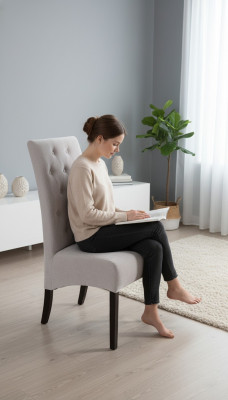 Stoel 6x Stoelen Groep Set Woon - Eetkamer Garnituur Hout Leunen Leder Textiel