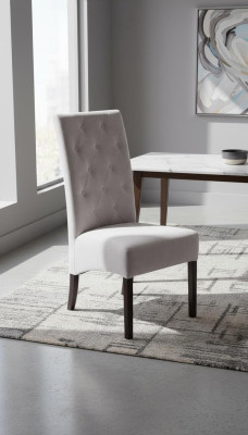 Stel van 8 Chesterfield Designer Massief Houten Stoelen Eetkamerstoel Designer Bekleding