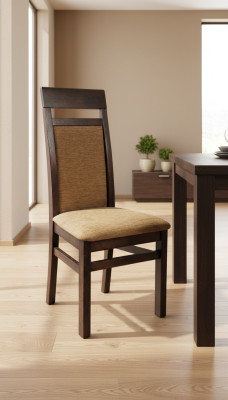 Gewatteerde eetkamerstoelen 4x stoelgroep stoelen set textiel stof