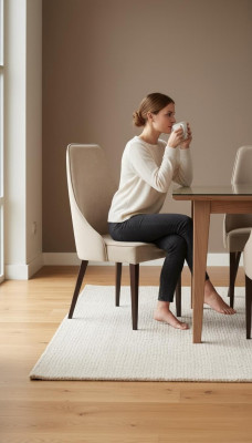 Leren stoel ontwerp Woonkamer Eetkamer Armstoel Stoelen Zitkussen