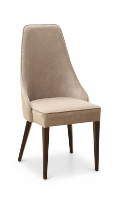 Stoelgroep 4x Stoelen Set Woon - Eetkamer Garnituur Houten Leuning Leer