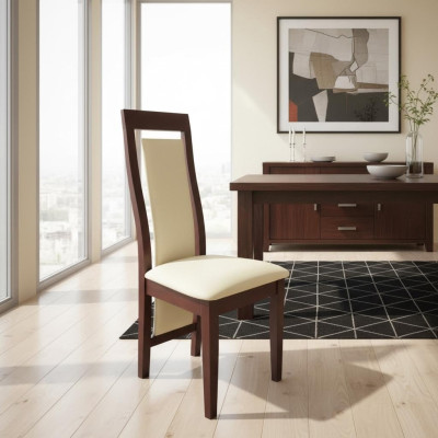 Stoelen 4x Set Stoelen Beklede Eetkamerstoel Massief Hout Restaurant