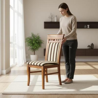 Ontwerp 6x stoelen groep set bekleding gastro nieuw eetkamerstoel set