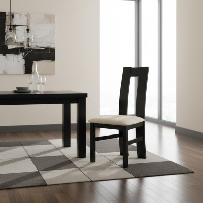 Ontwerp leunstoel massief houten stoel houten lederen gestoffeerde stoelen restaurant