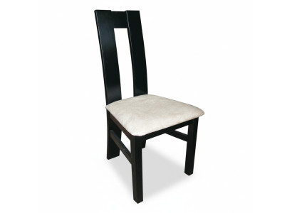 Zet 6x Stoelgroep Garnituur Houten Leuning Gevoerde Stoelen 100% Leer