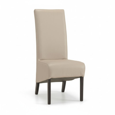 Ontwerp Fauteuil Stoel Hout Leder Bekleding Eetkamer Textiel Horecastoel