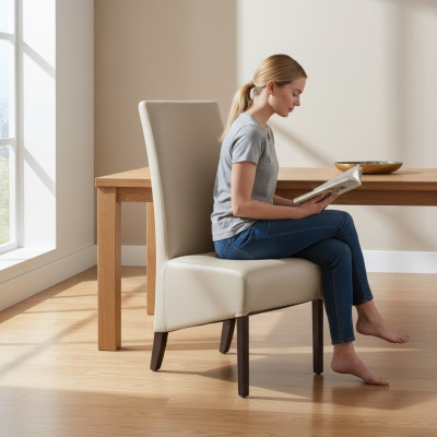 Ontwerp Armstoel Bekledingsset 2x Stoel Houten Stoelen Horeca Eetkamer Nieuw