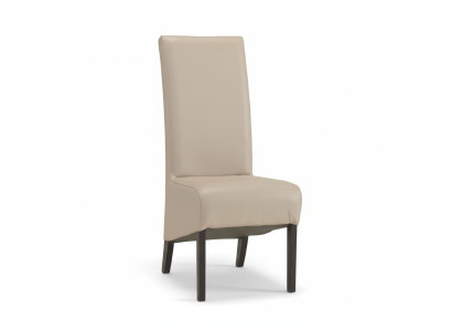 Stel 6x Stoelen Stoel Ontwerp Hout Leer Beklede stoelen Gastro Eetkamer Groep