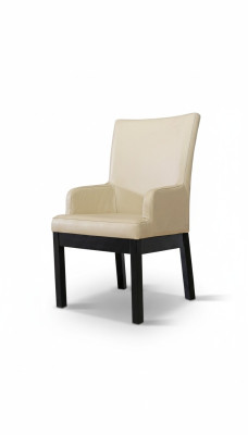 Moderne fauteuil Stoel Hout Bekleding Ontwerp Stoelen Horeca Eetkamer 100%