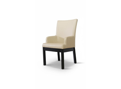 Ontwerp Fauteuil Bekledingsset 2x Stoel Hout 100% Leder Stoelen Horeca Eetkamer