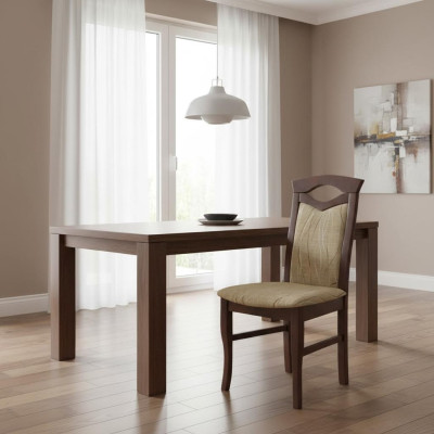 Stoel Stoel Ontwerp Hout Textiel Bekleding Horeca Eetkamer Stof Stoelen Fauteuil