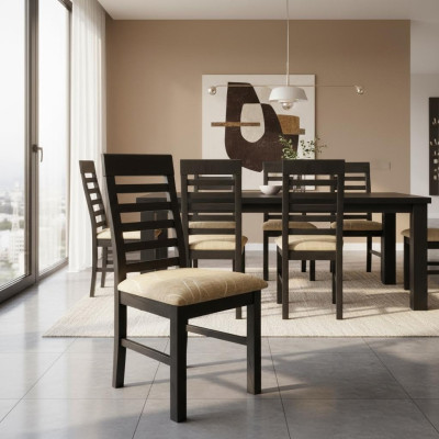 Stoel Textiel Ontwerp Hout Bekleding Horeca Eetkamer Stof Stoelen Fauteuil