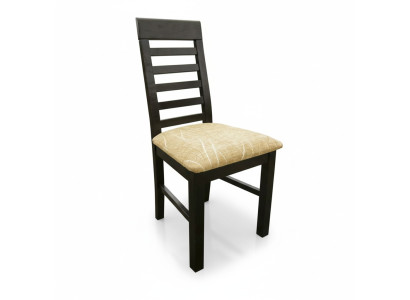 Zet 4x Stoel stoel Ontwerper hout bekleding textiel stoelen Gastro eetkamer