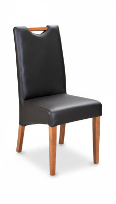 Ontwerp Fauteuil Bekledingsset 4x Stoel Hout 100% Leer Stoelen Horeca Eetkamer
