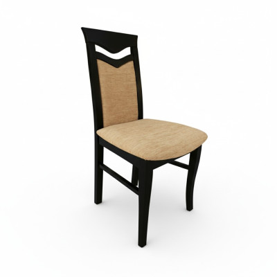 Fauteuil Stoel Designer Hout Stof Bekleding Stoelen Horeca Eetkamer Textiel