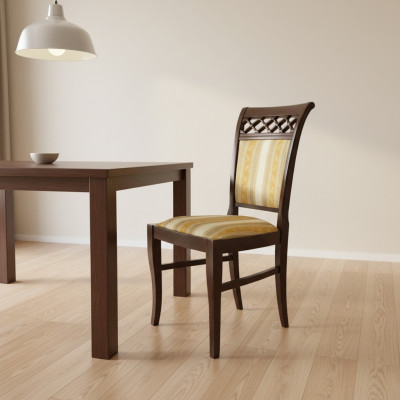 Klassieke stoelontwerp van houten bekleding Moderne stoelen Horeca Eetkamer