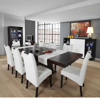 Compleet set eettafel + 4 stoelen Eetkamerset Eetgroep Houten tafel