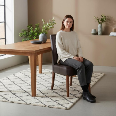 Ontwerp 2x stoelen groep set gestoffeerde eetkamerstoel ensemble fauteuil restaurant