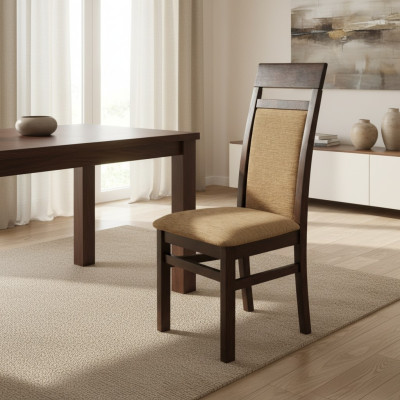 Eetkamerstoel 10x Stoel Set Fauteuil Leder Bekleding Massief Hout Nieuwe Horeca Stoelen